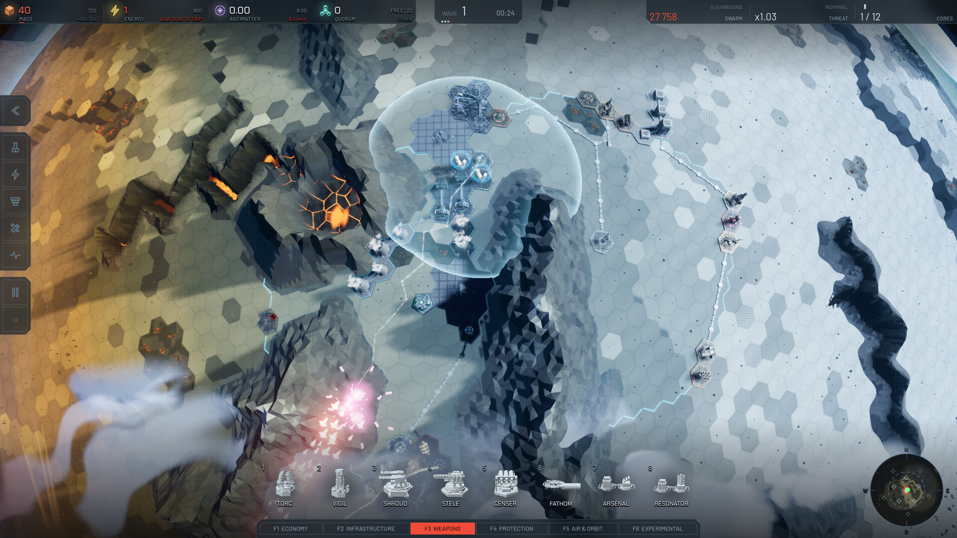 Hexfall: Planetary Defense screenshot 5