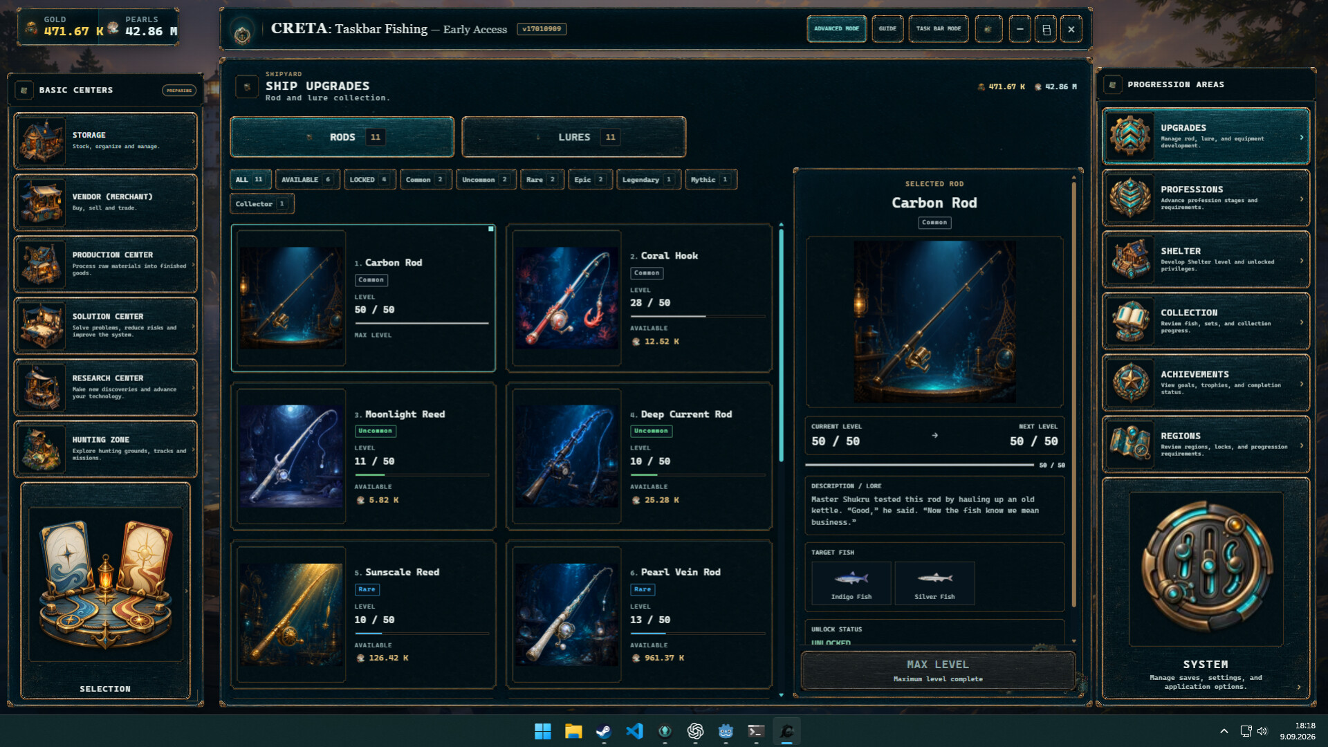 CRETA: Taskbar Fishing screenshot 7