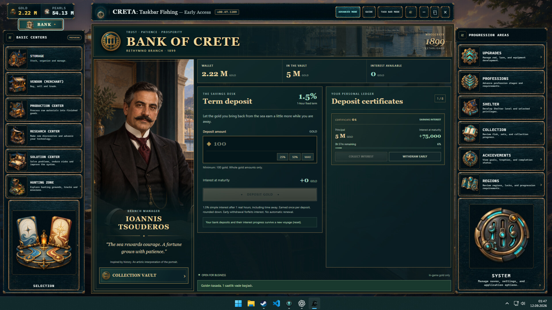 CRETA: Taskbar Fishing screenshot 11