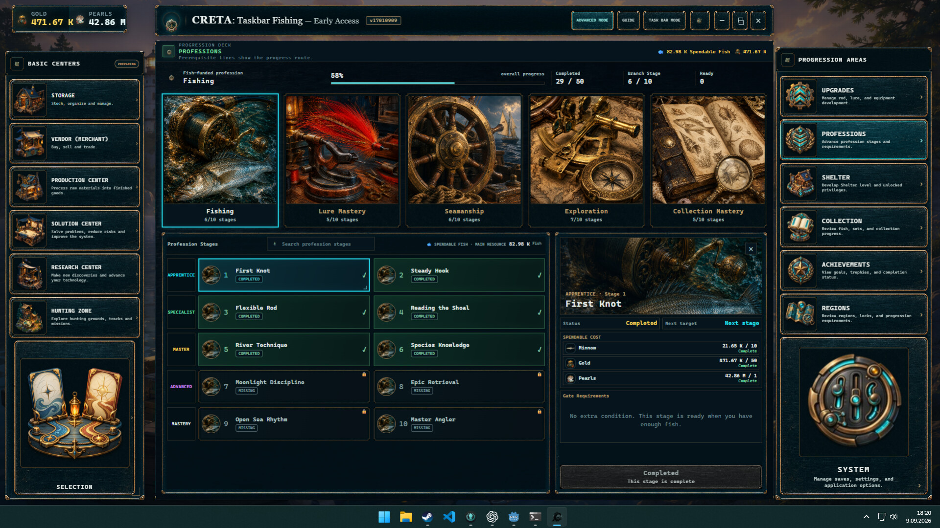 CRETA: Taskbar Fishing screenshot 4