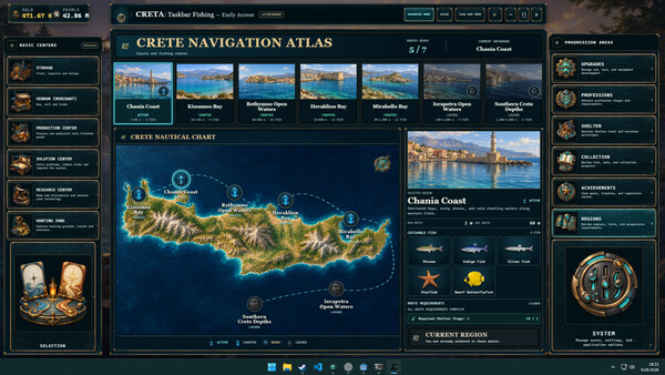 CRETA: Taskbar Fishing 스크린샷 1