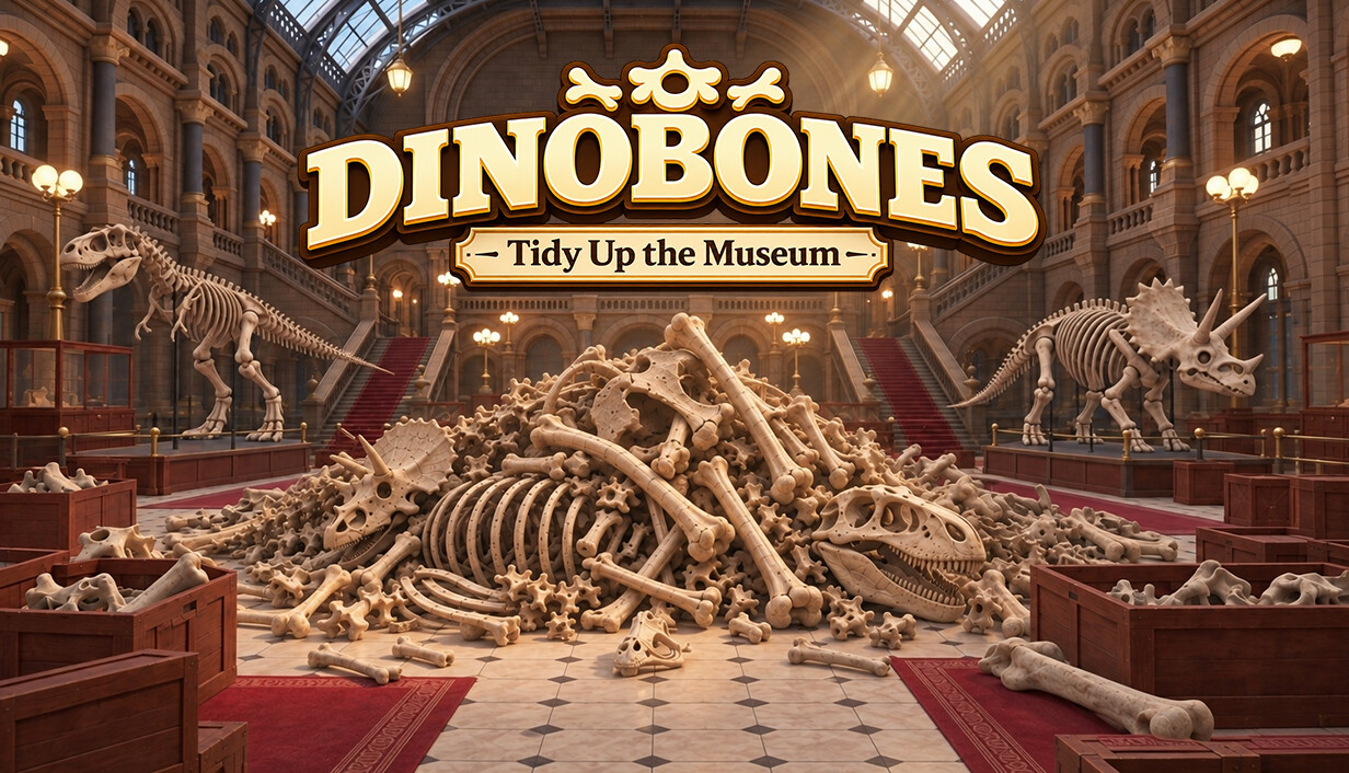 DinoBones: Tidy Up the Museum cover art