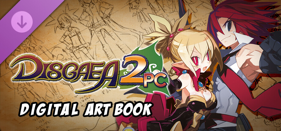Disgaea 2 PC - Digital Art Book cover art
