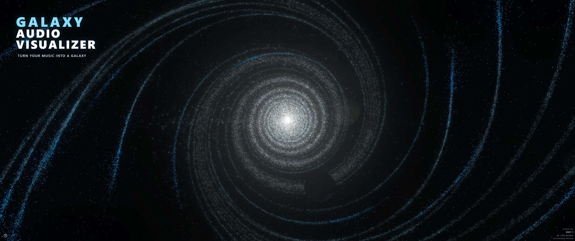 Galaxy Audio Visualizer screenshot 1