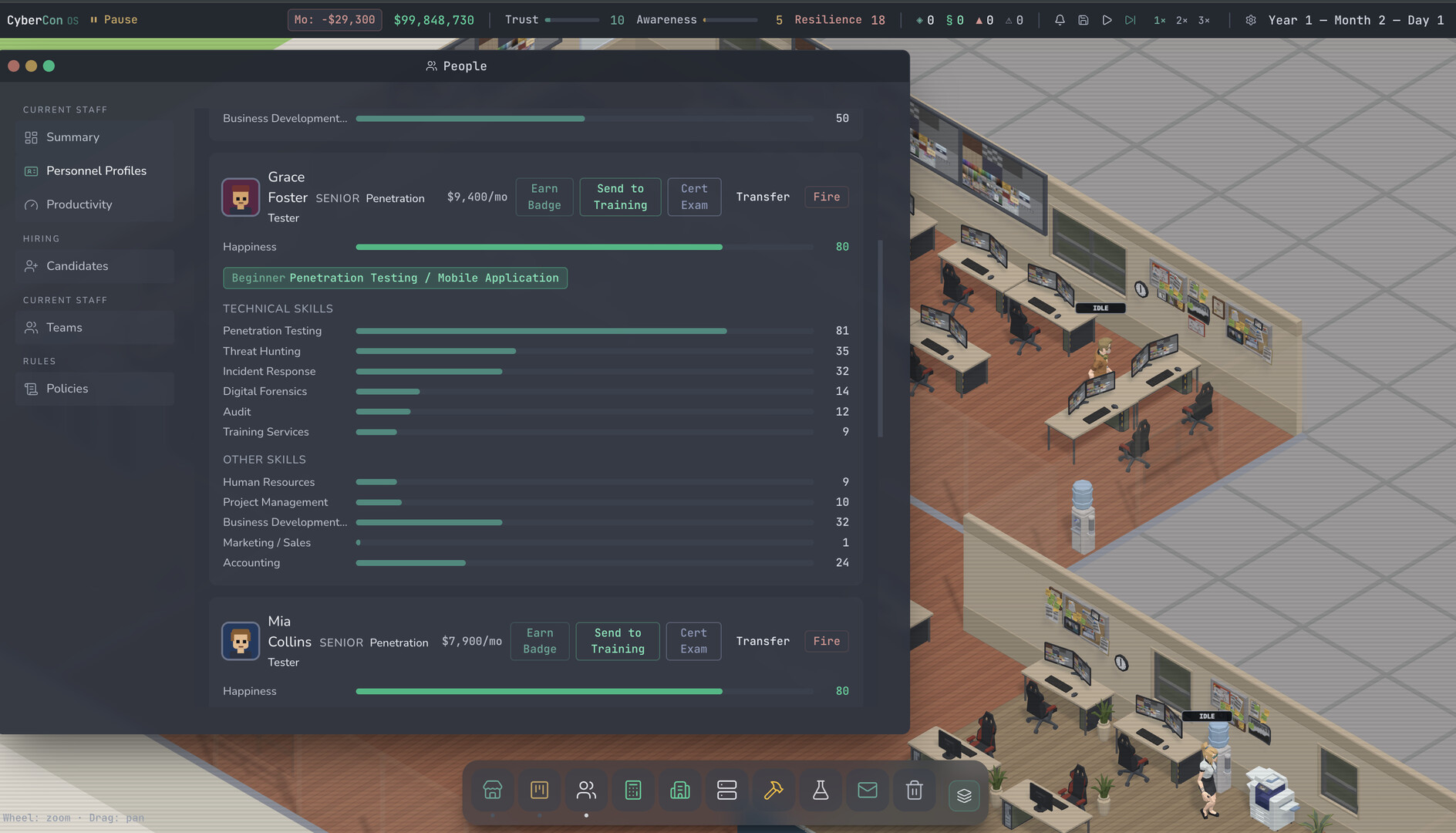 CyberCon: Cybersecurity Tycoon screenshot 5