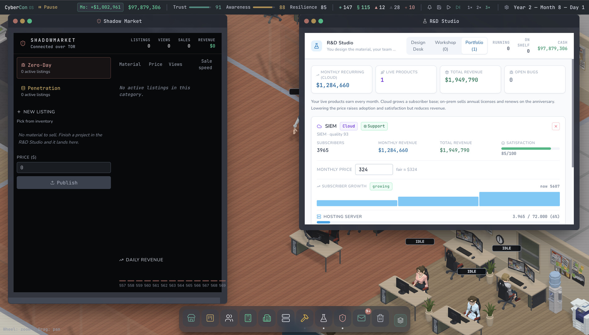 CyberCon: Cybersecurity Tycoon screenshot 6