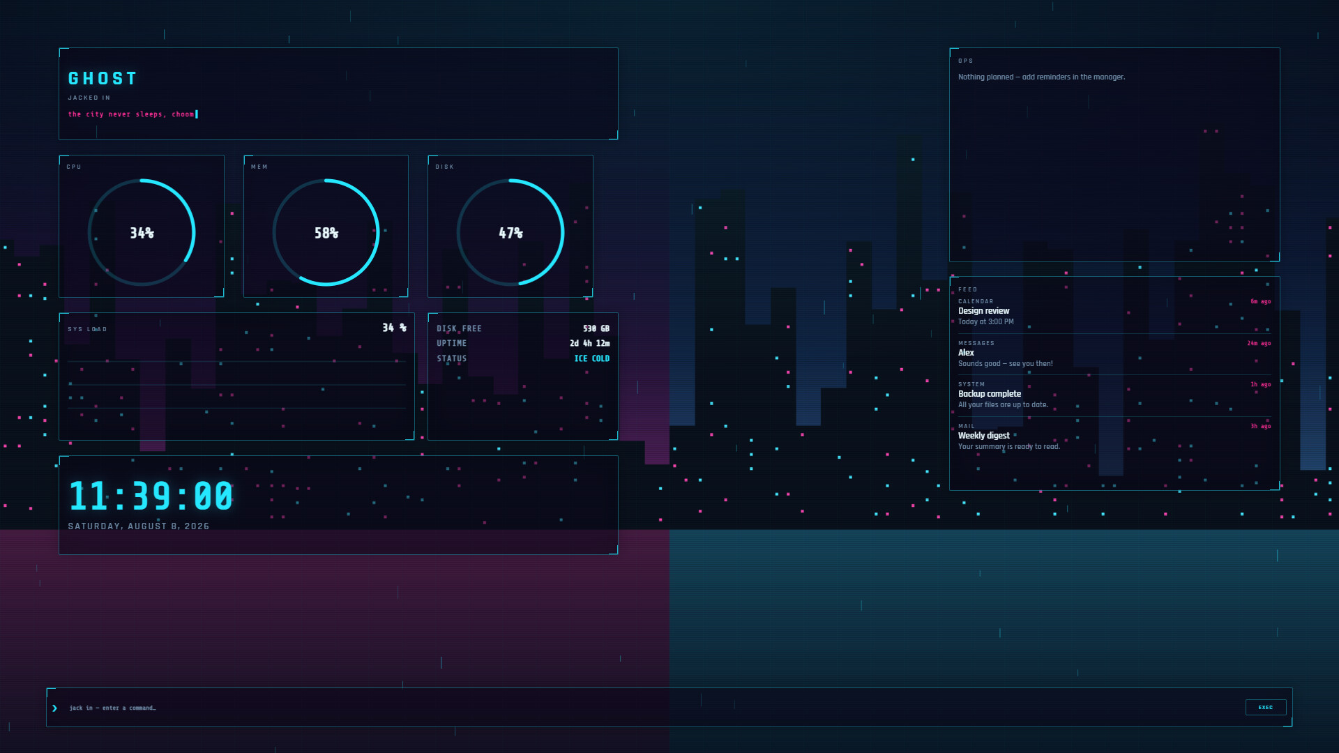 Dashboard Engine screenshot 2
