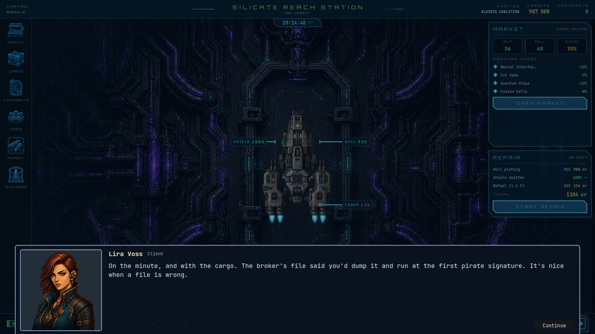 Star Corsairs: Fractured Frontier screenshot 2