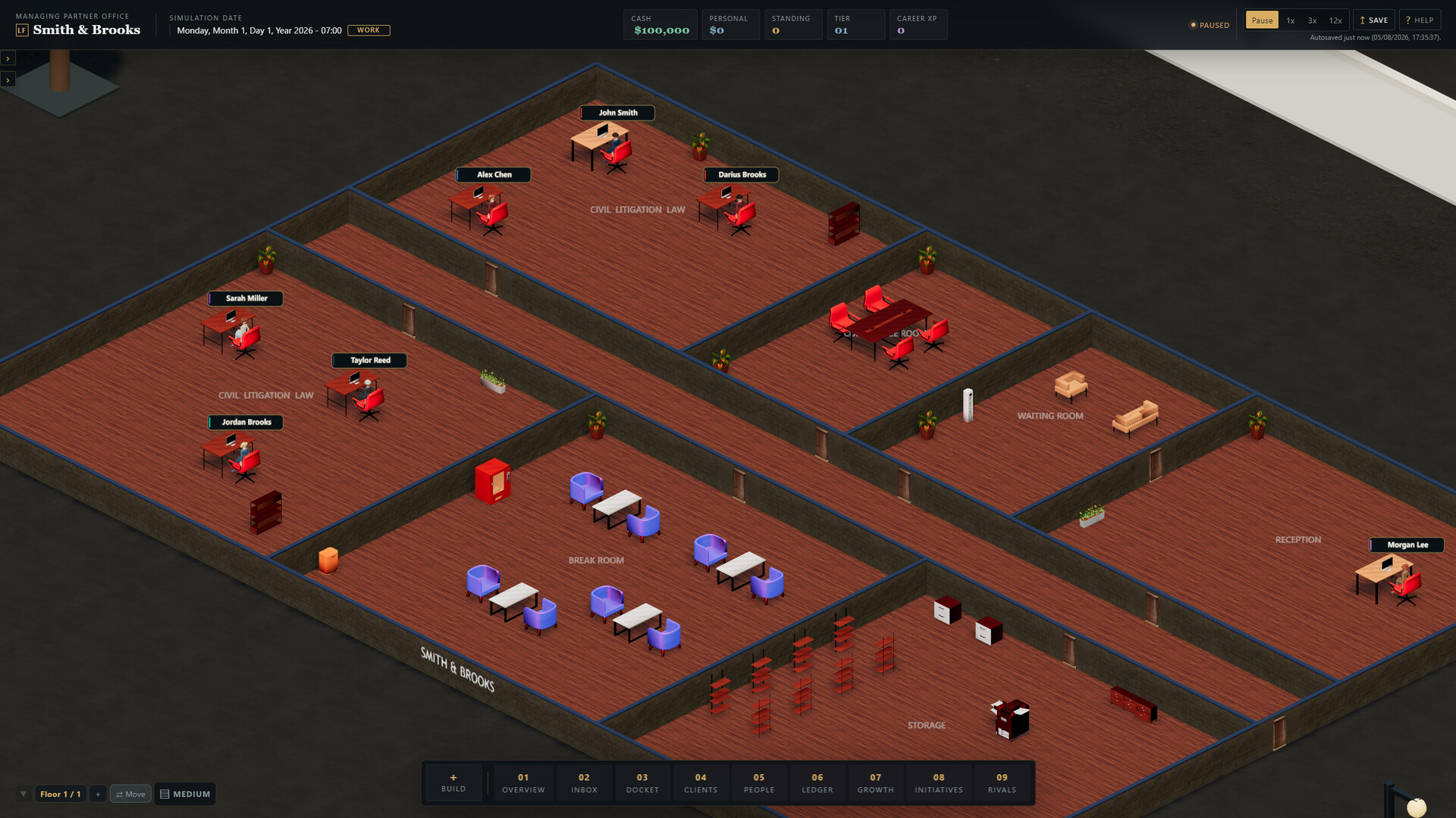 Law Firm Simulatorのスクリーンショット 1