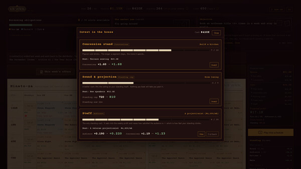 NOW SHOWING: A Cinema Programming Game — скриншот