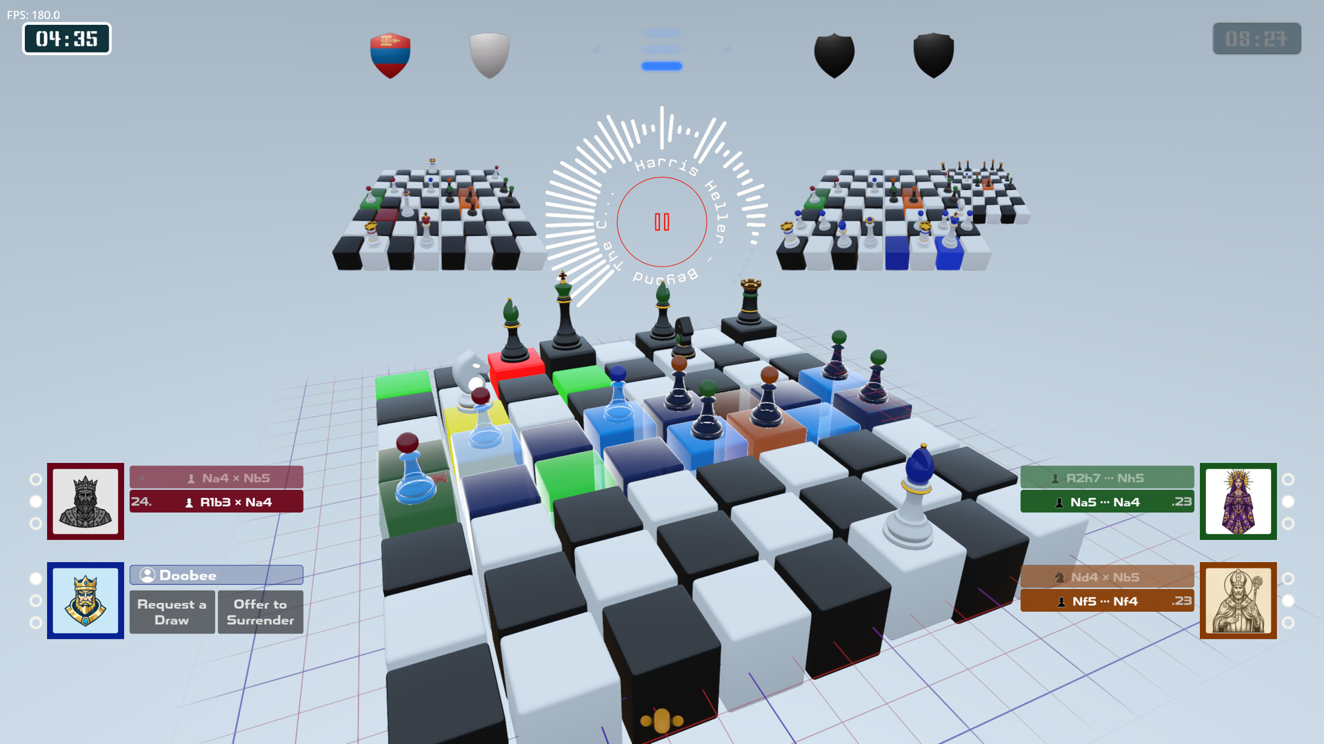Enkhbayar's Olympiad Chess: Multi-Board Team Matches screenshot 4