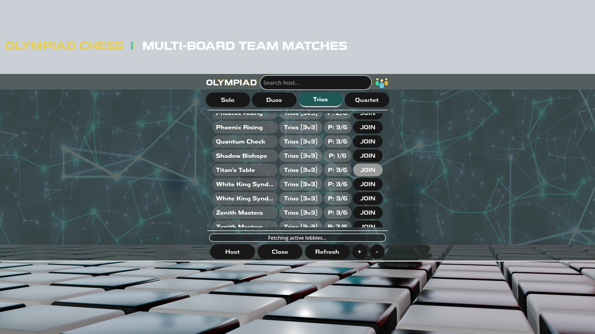 Enkhbayar's Olympiad Chess: Multi-Board Team Matches screenshot 7