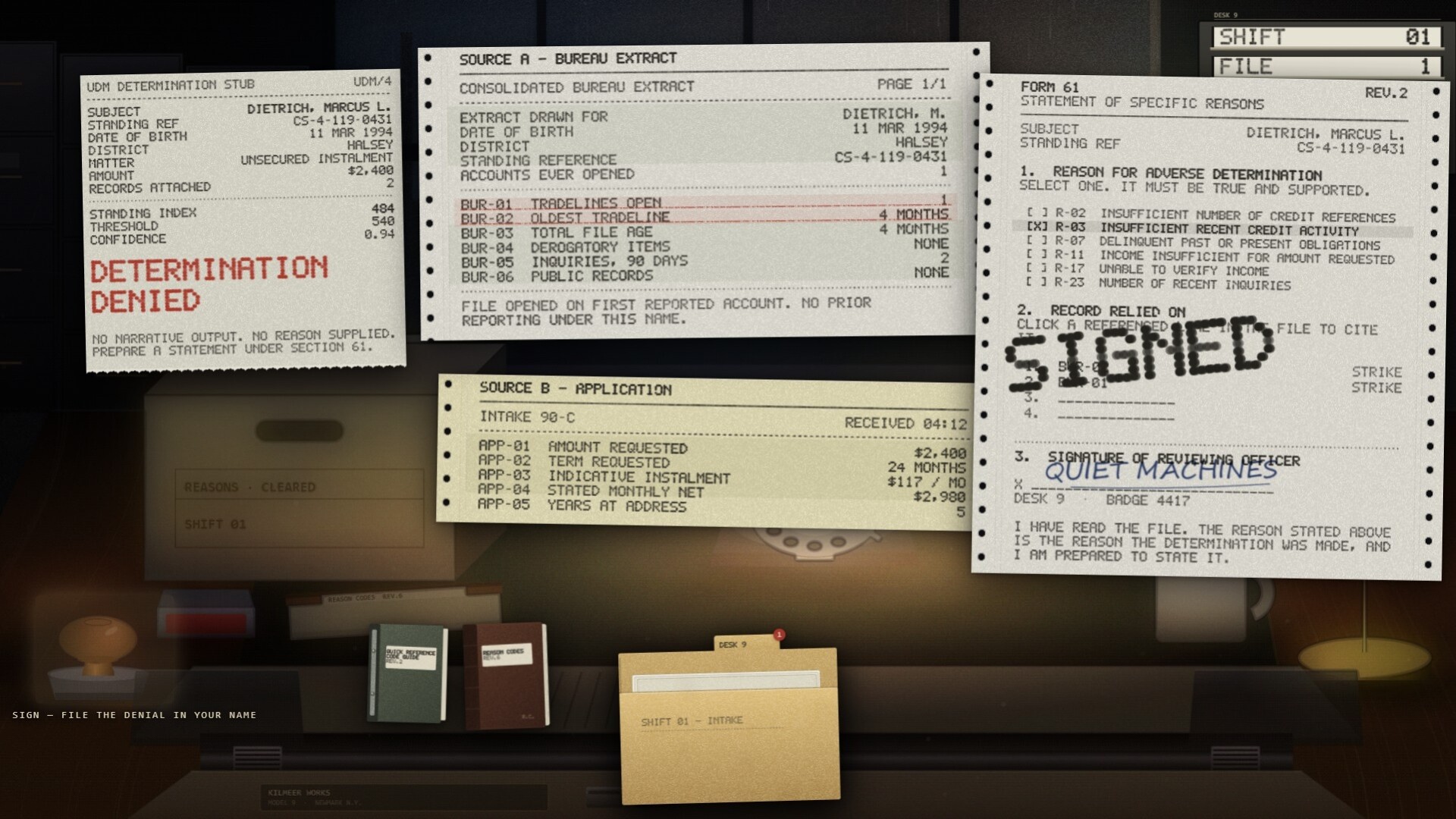 Adverse Action screenshot
