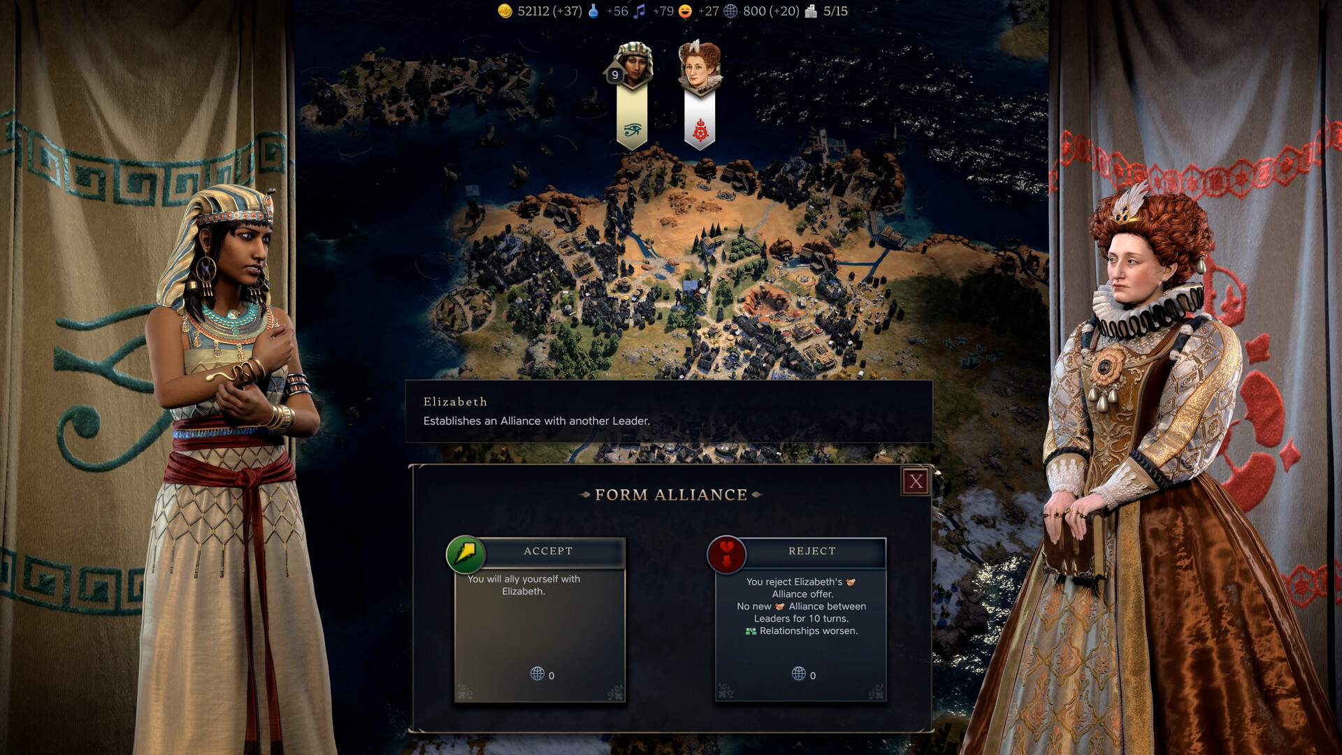 Sid Meier's Civilization® VII: Elizabeth I Packのスクリーンショット 1