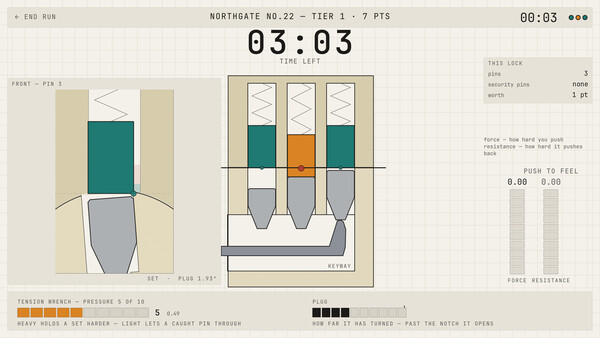 Screenshot of Shear line