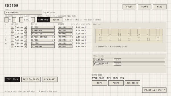Shear line screenshot 1