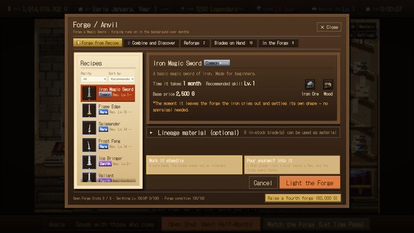 Eternal Swordsmith 스크린샷 4