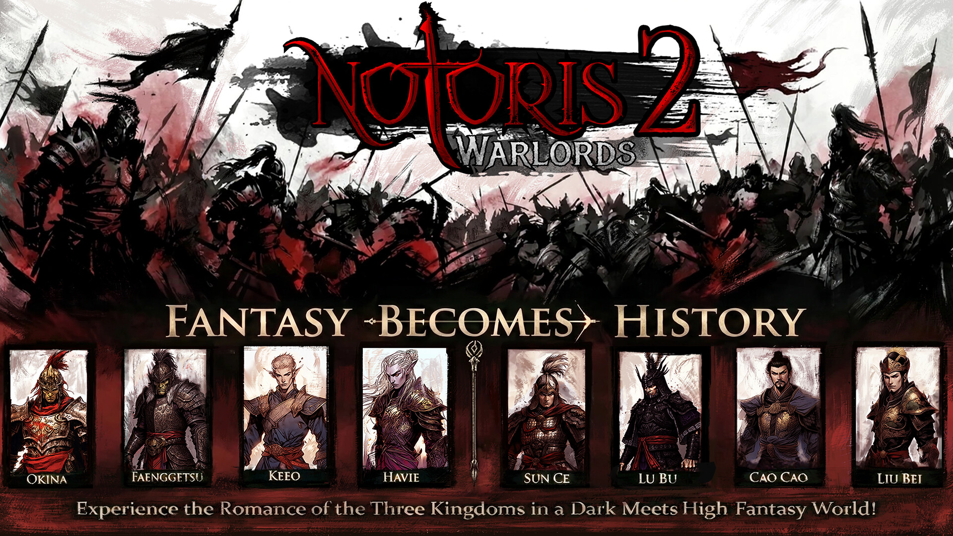 Notoris 2: Warlords - Three Kingdoms Packのスクリーンショット 1