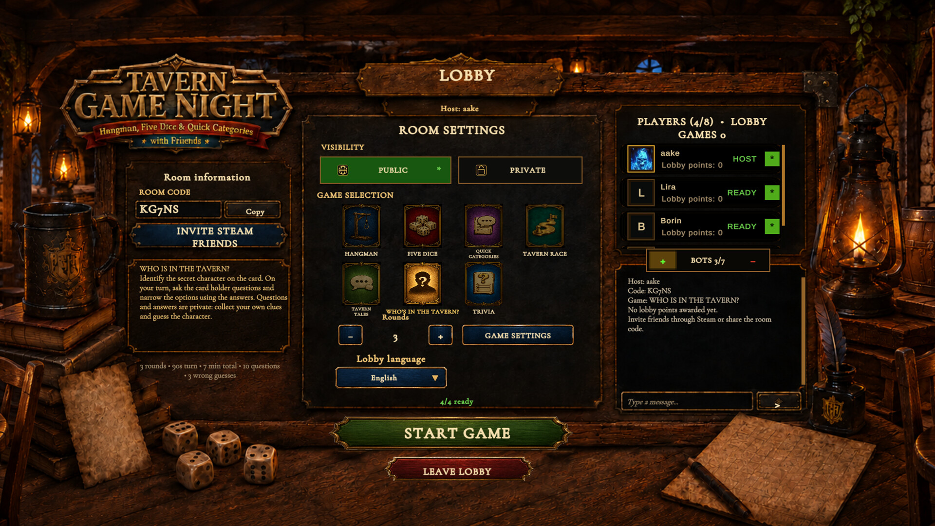 Tavern Game Nightのスクリーンショット 1