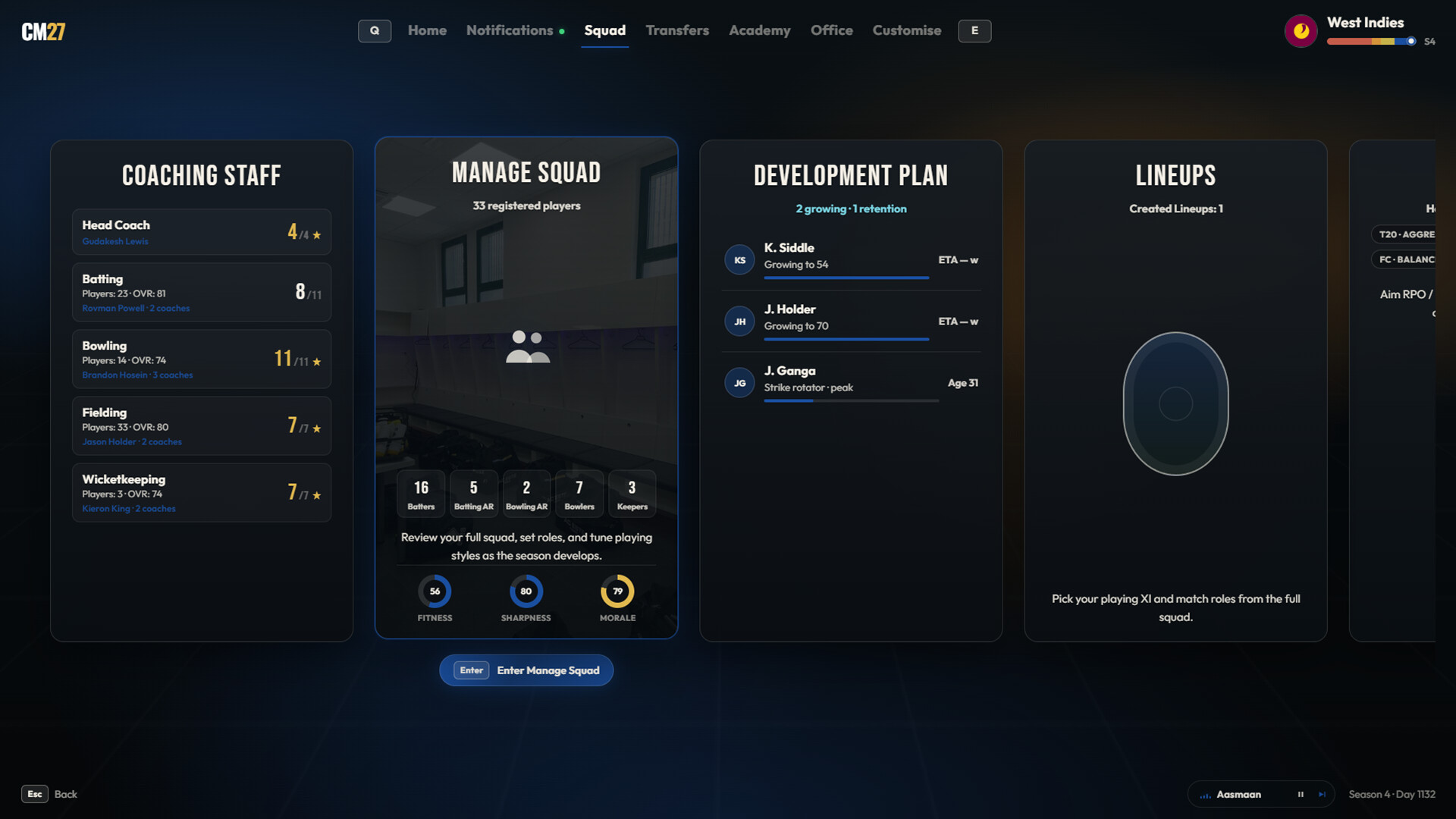 Cricket Manager 27 screenshot #4