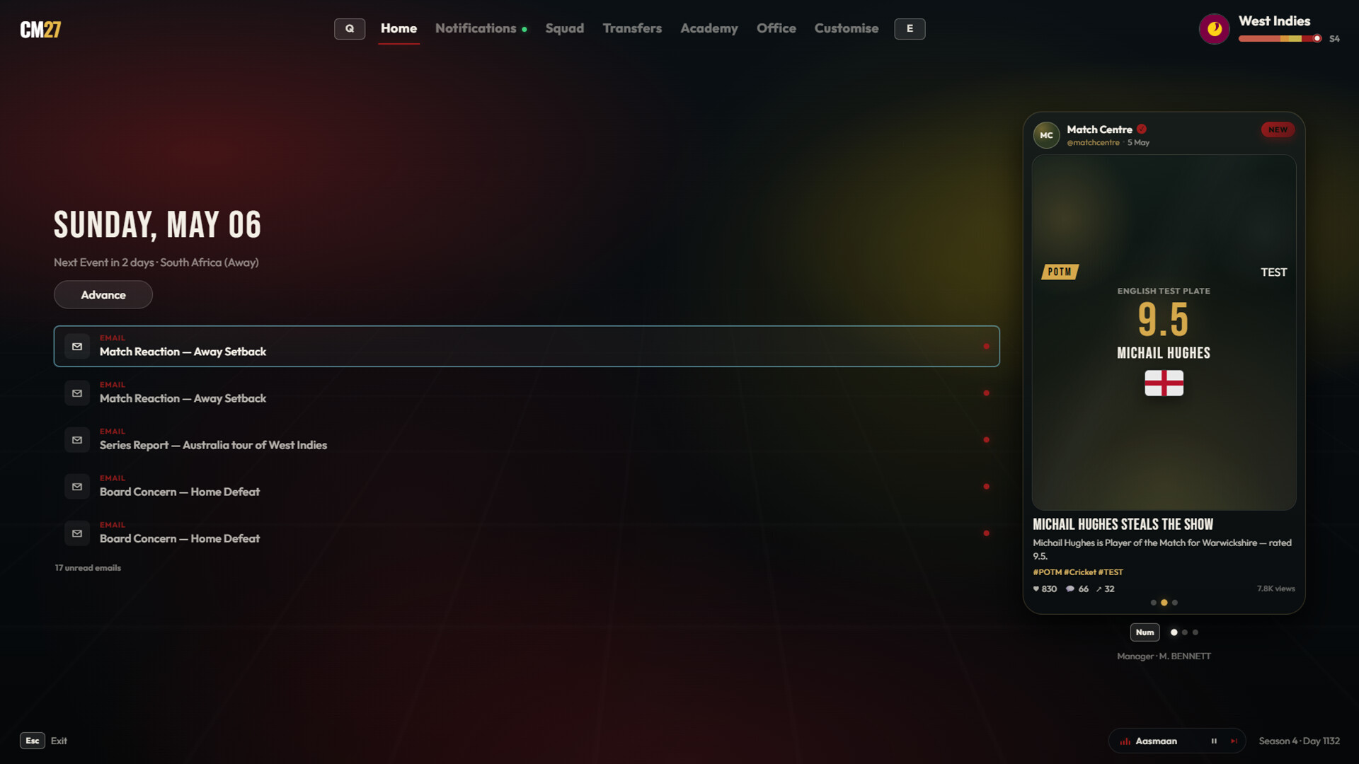 Cricket Manager 27 screenshot #7