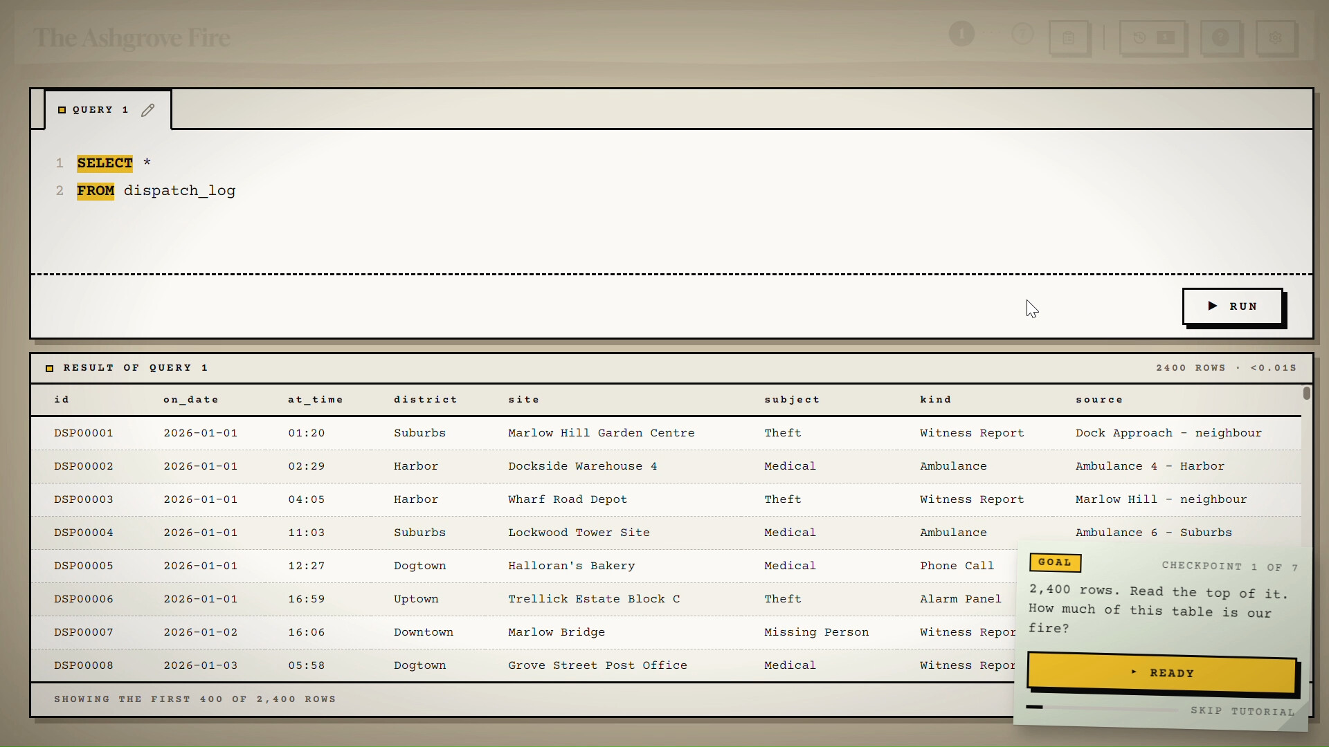Ghost in the SQL Data screenshot 2