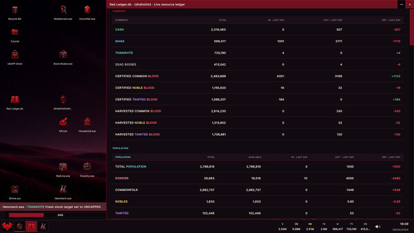 VampOS: Red Ledger screenshot 3