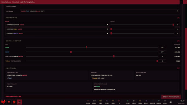 VampOS: Red Ledger screenshot 5