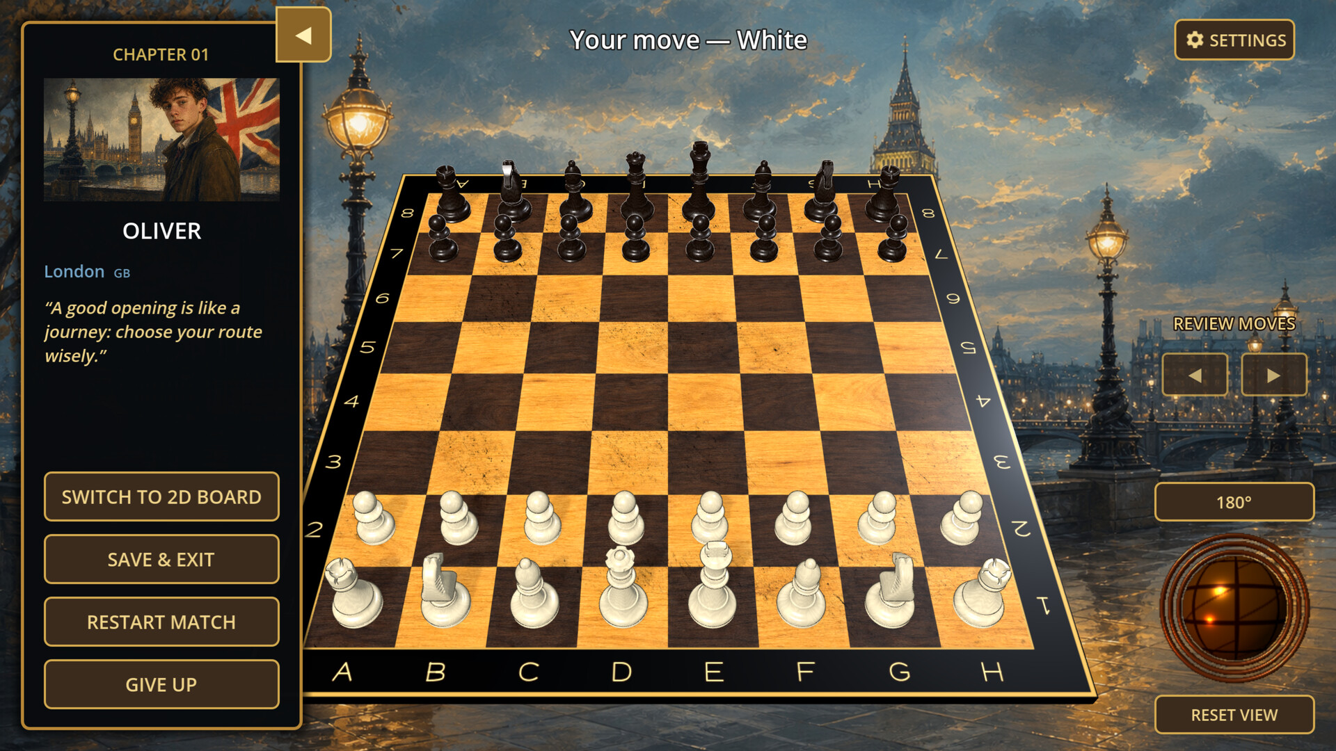 CHECKBORNE - A CHESS ADVENTURE screenshot #1