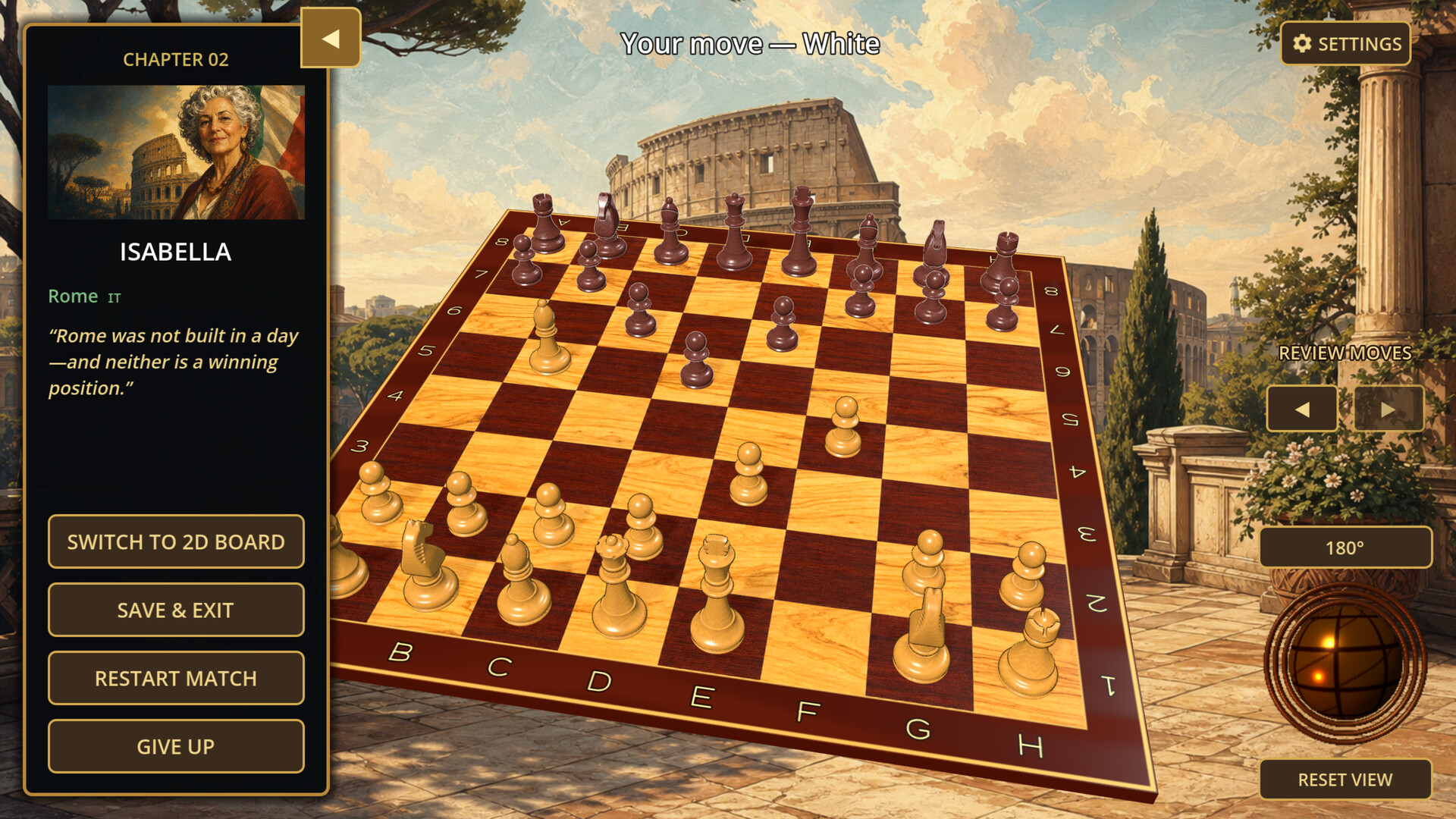 CHECKBORNE - A CHESS ADVENTURE screenshot #2