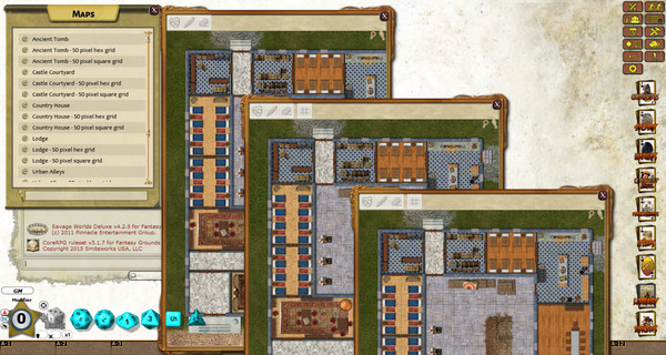 Fantasy Grounds - Rippers Resurrected Map Pack (Savage Worlds)