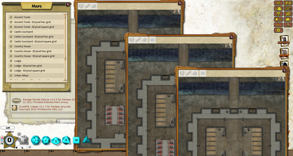 Fantasy Grounds - Rippers Resurrected Map Pack (Savage Worlds)