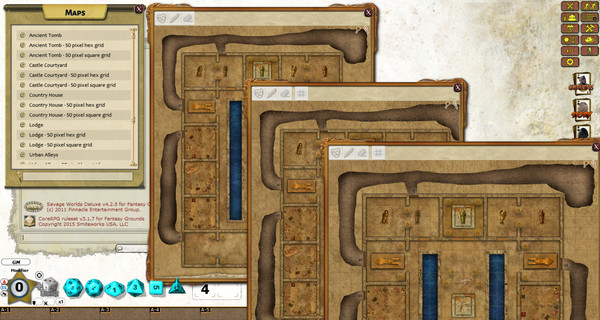 Fantasy Grounds - Rippers Resurrected Map Pack (Savage Worlds)