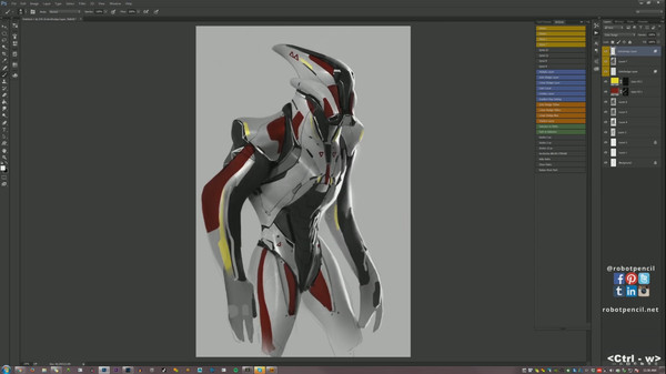 Robotpencil Presents: Armor Design: Sci-Fi