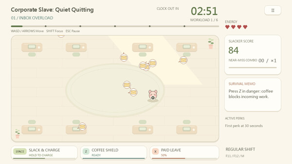 Corporate Slave：Quiet Quitting screenshot 1