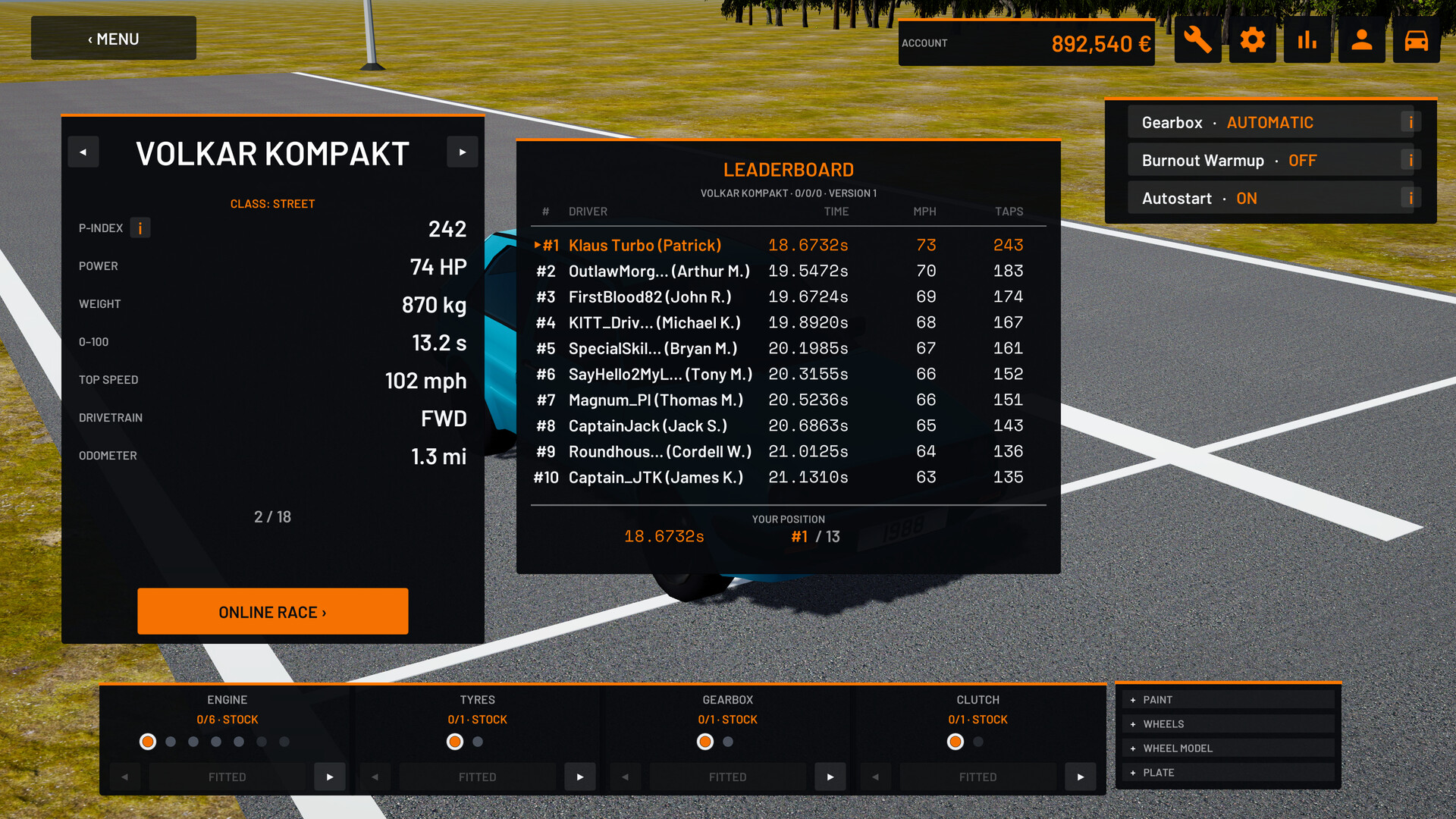 TapRacer screenshot #8