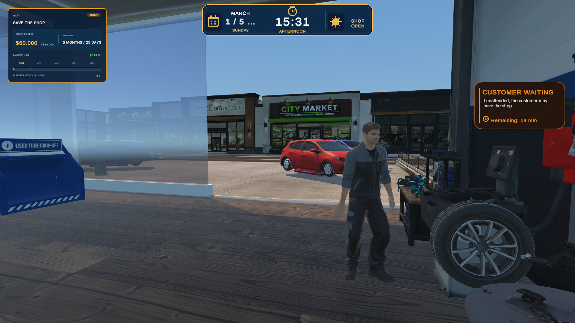Tire Dealer Simulator screenshot 13
