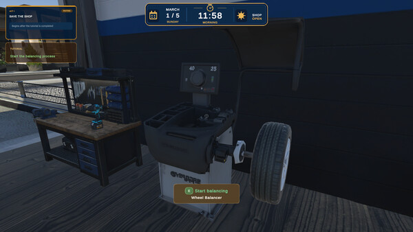 Tire Dealer Simulator 스크린샷 3