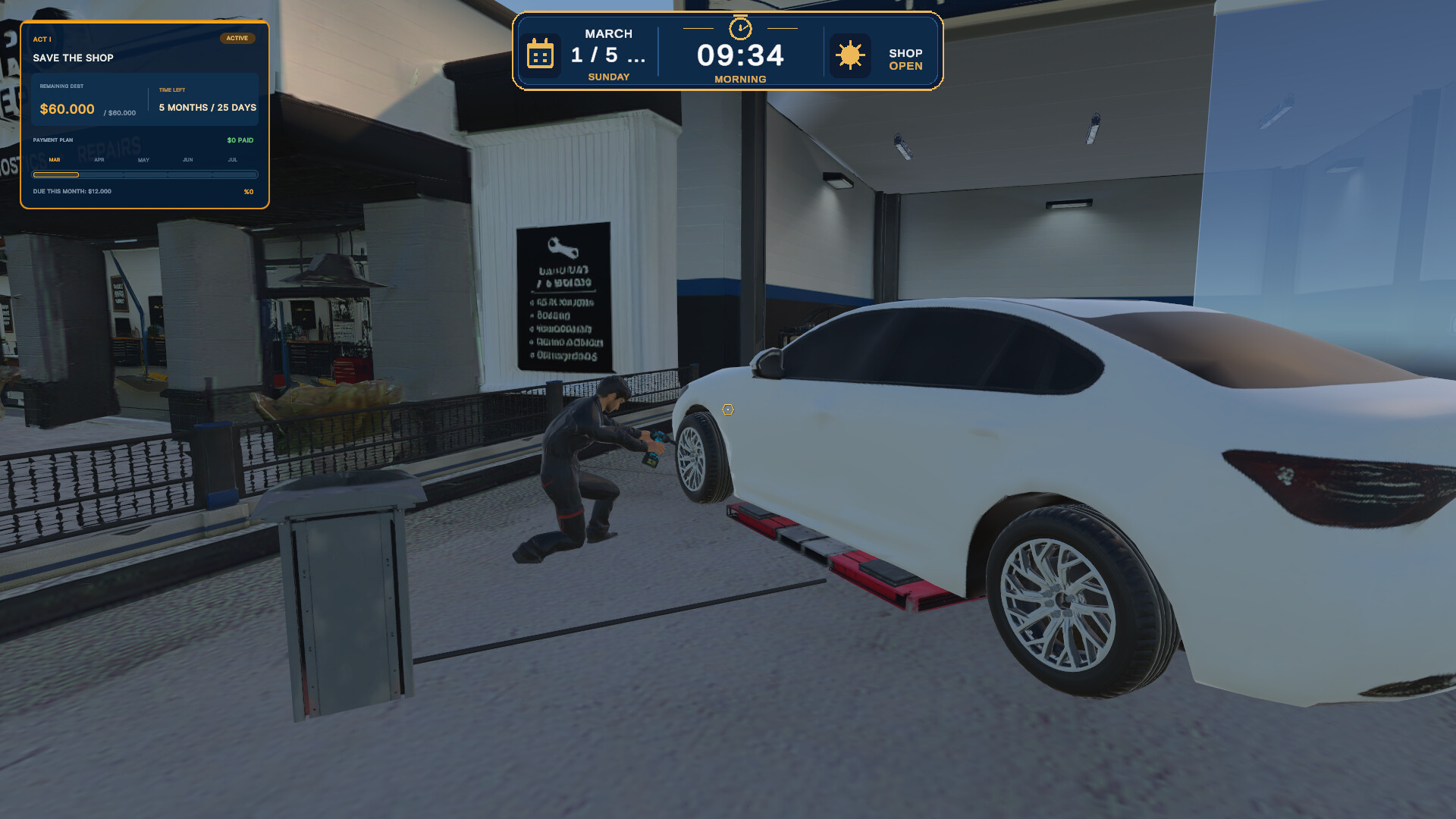 Tire Dealer Simulator screenshot 10