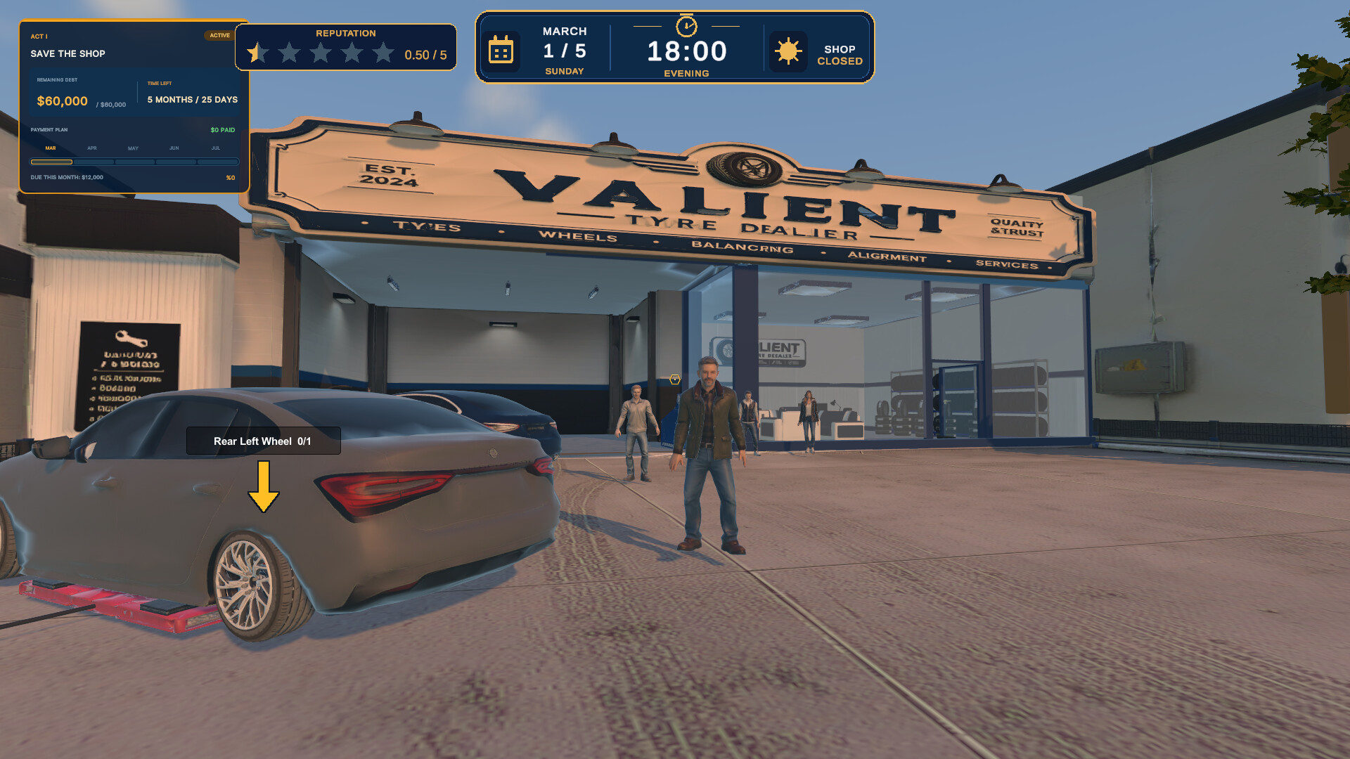 Tire Dealer Simulator screenshot #3