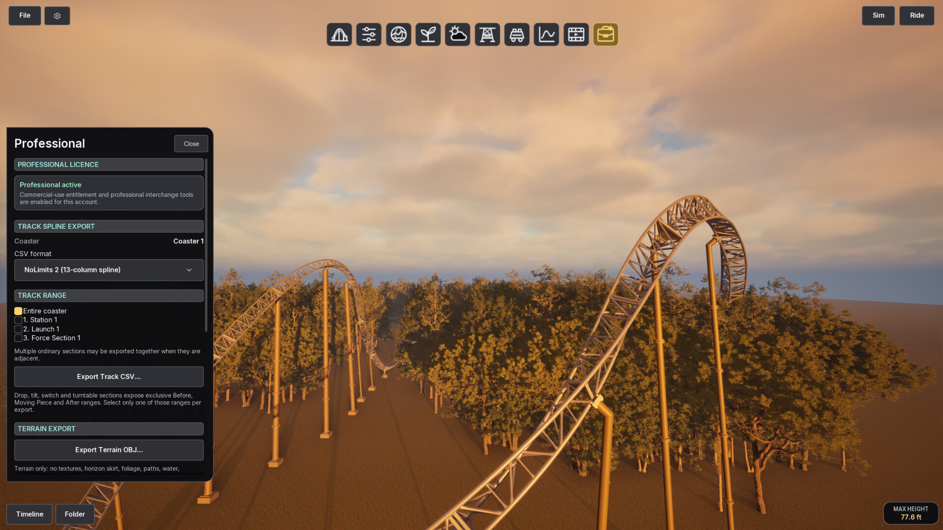 CoasterWorks – Professional Licenceのスクリーンショット 1