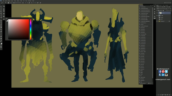 Robotpencil Presents: How to Approach Shape Painting