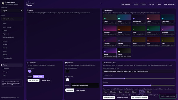 Crystal Chatbox screenshot 3