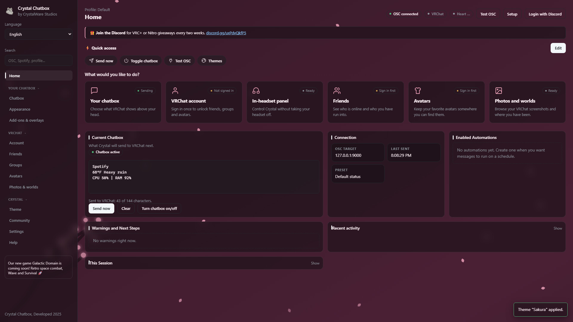 Crystal Chatbox official screenshot 4