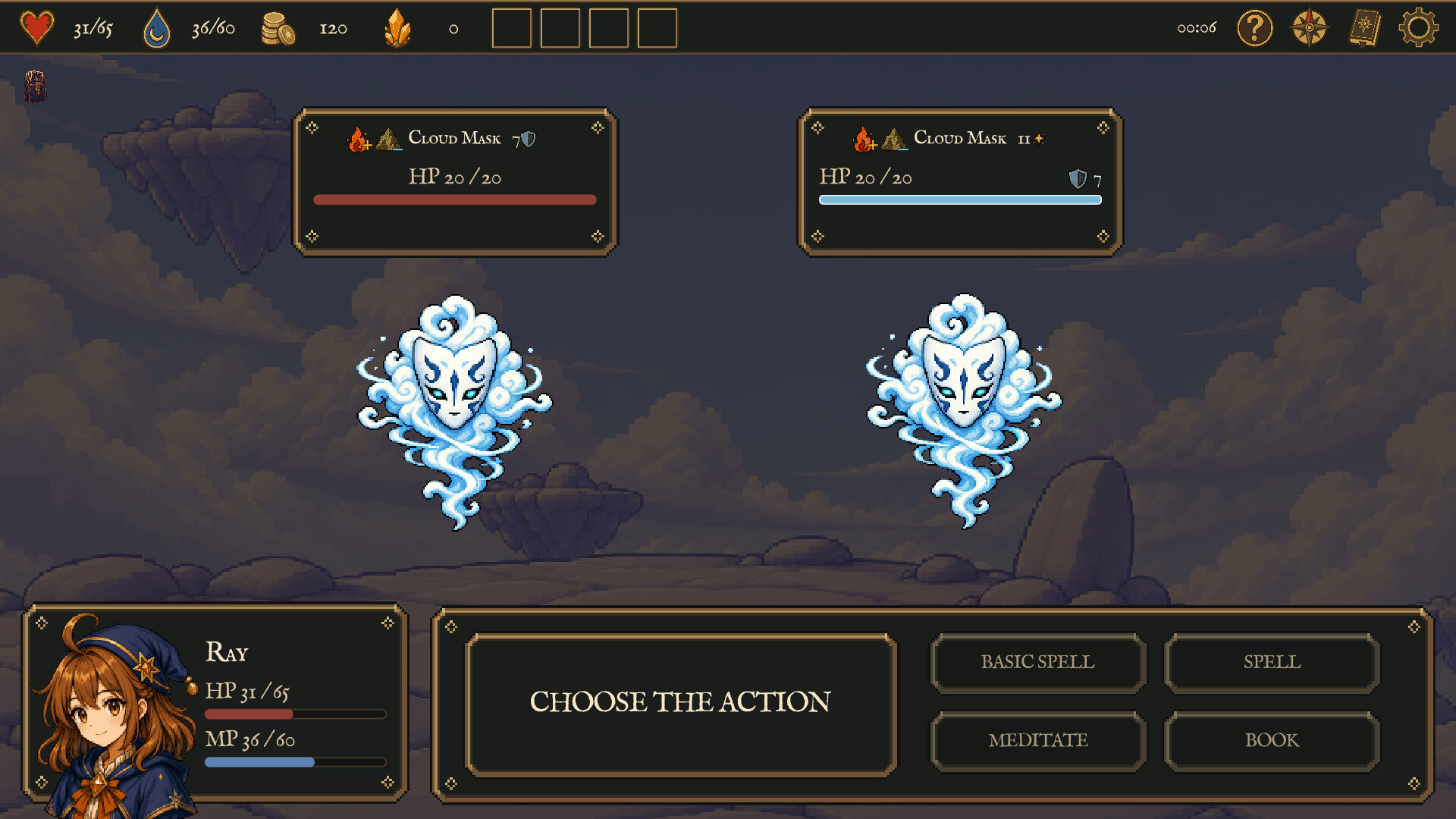 Screenshot of Grimoire of Hecate : Tower of Starlight
