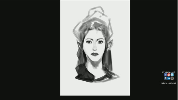 Robotpencil Presents: Female Portrait Demo screenshot 4