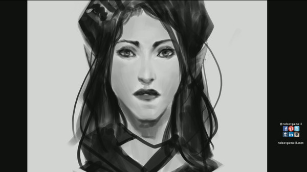 Robotpencil Presents: Female Portrait Demo screenshot 5