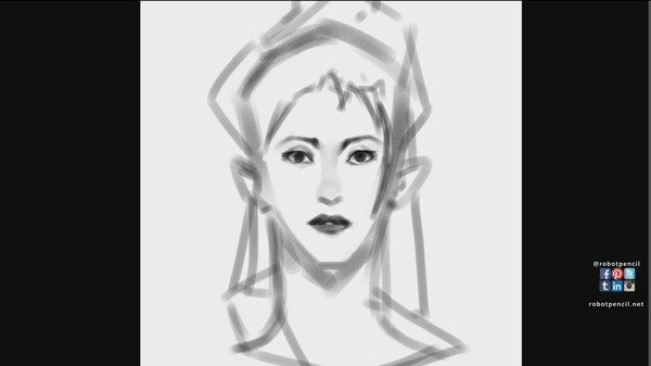 Robotpencil Presents: Female Portrait Demo screenshot 3