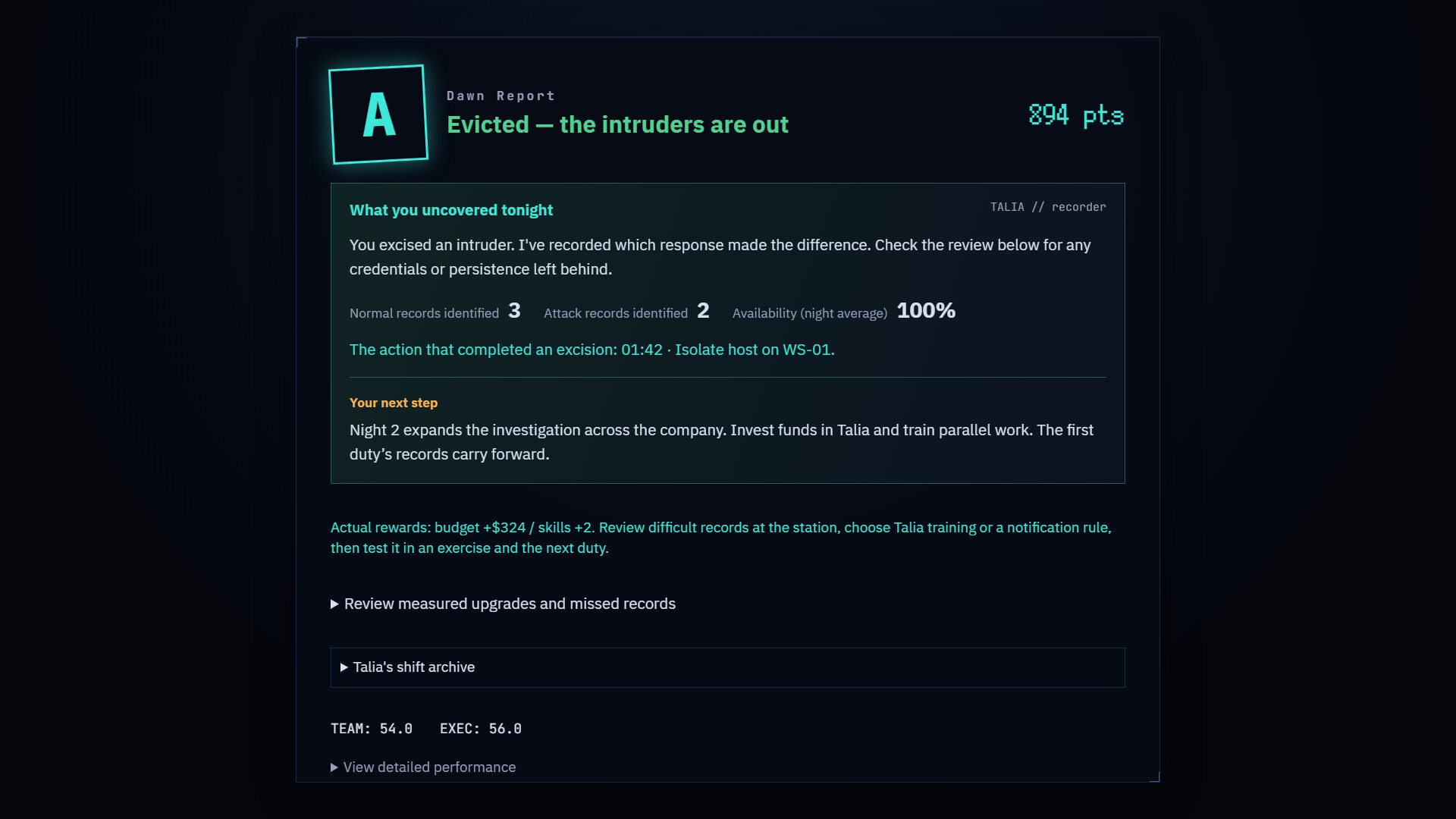 『SEC//SIM — Security Engineer Simulation』のスクリーンショット