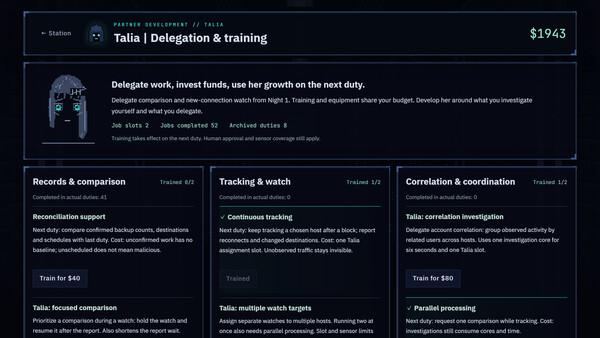 『SEC//SIM — Security Engineer Simulation』のスクリーンショット